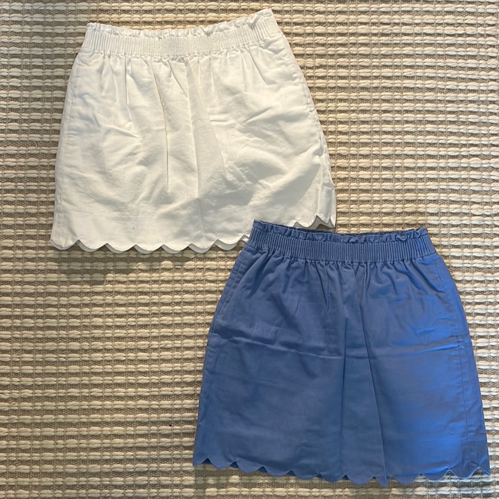 J. Crew Scalloped Hem Skirts